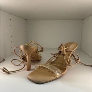 Antonio Melani Beige Strappy Heels